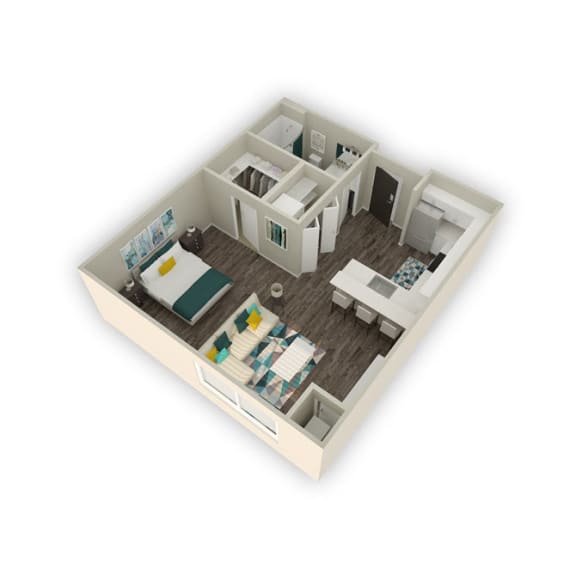 Floor Plans of The Zeller in Salt Lake City, UT